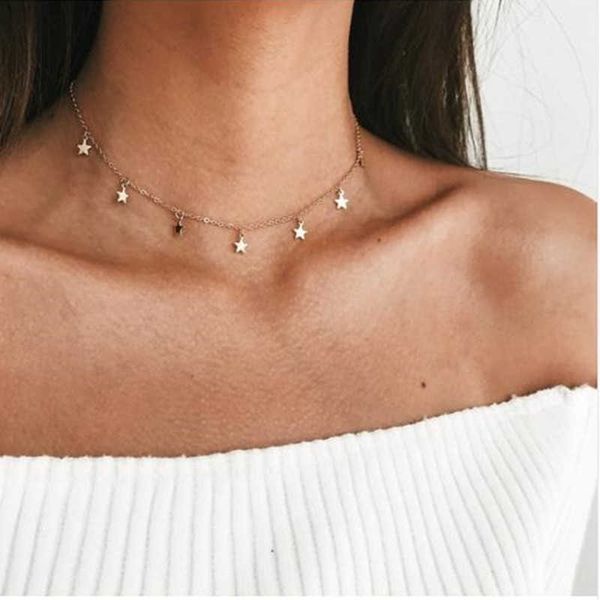 pendant star choker necklaces fashion female simple ladies pentagon-star gifts gold silver color neck jewelry wholesale 0206
pendant star choker necklaces fashion female simple ladies pentagon-star gifts gold silver color neck jewelry wholesale 0206