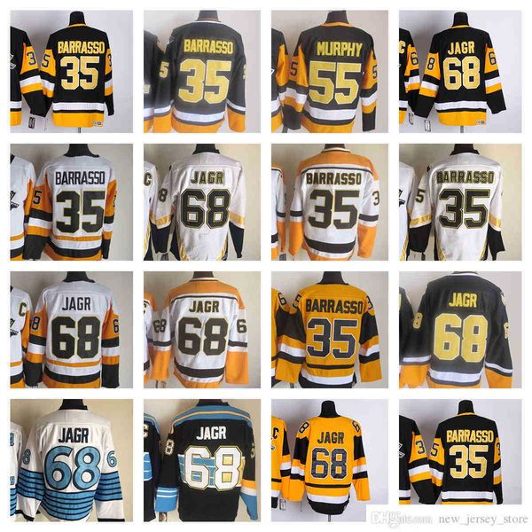 1967-1999 movie retro ccm hockey jersey embroidery 68 jaromir jagr 35 tom barrasso vintage jerseys, Black;red
1967-1999 movie retro ccm hockey jersey embroidery 68 jaromir jagr 35 tom barrasso vintage jerseys, Black;red