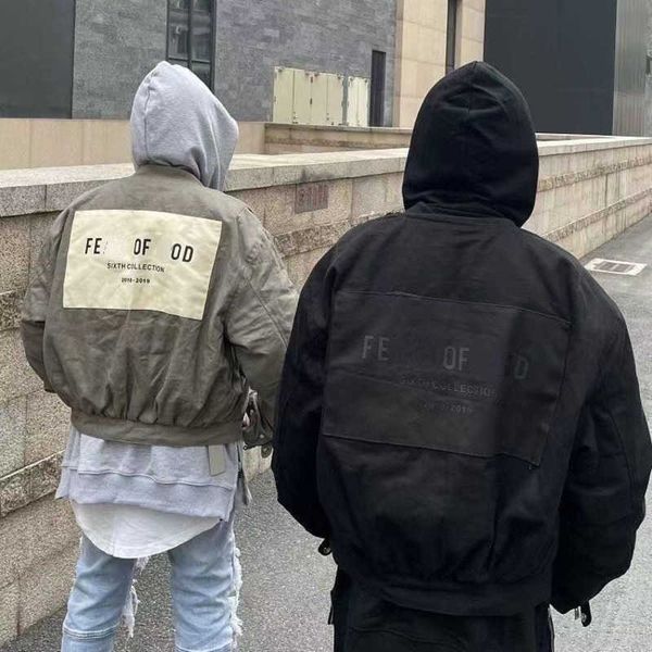 designer jacket season six main line fear fog loose cardigan coat back letter mens womens zipper jackets, Black;brown
designer jacket season six main line fear fog loose cardigan coat back letter mens womens zipper jackets, Black;brown