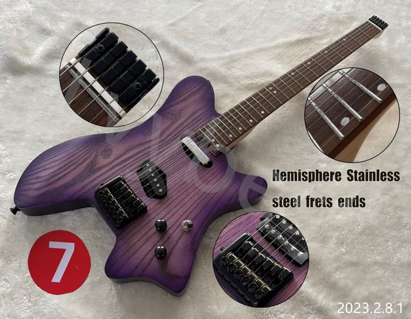 lvystocking headless electric guitar can ship out at once7-8 with hemisphere stainless steel frets ends black parts
lvystocking headless electric guitar can ship out at once7-8 with hemisphere stainless steel frets ends black parts