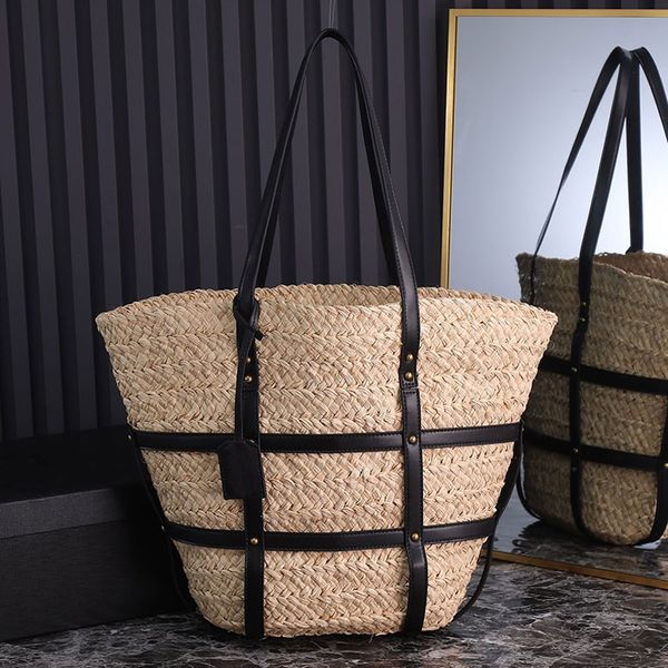 summer beach straw bag vegetable basket large capacity shopping bucket tote bags women shoulder handbags purse lafite grass woven leather ha
summer beach straw bag vegetable basket large capacity shopping bucket tote bags women shoulder handbags purse lafite grass woven leather ha