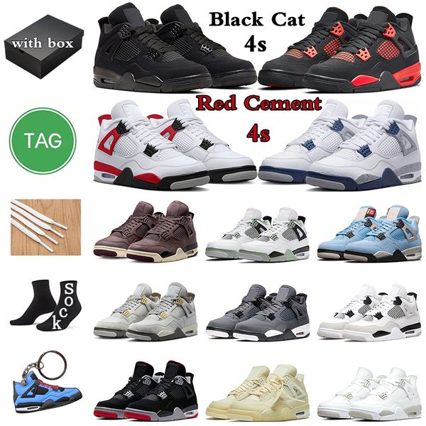 box with retro 4 basketball shoes black cat 4s red cement pon dust violet ore midnight navy seafoam sail mens trainers sports womens
box with retro 4 basketball shoes black cat 4s red cement pon dust violet ore midnight navy seafoam sail mens trainers sports womens