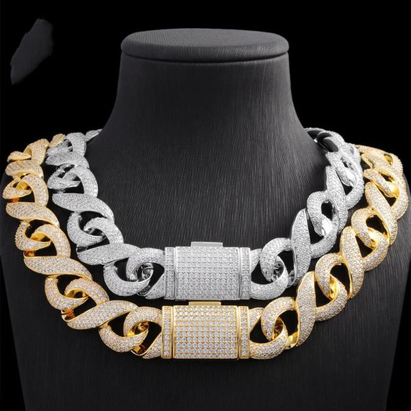 width 20mm 18-28inch 18k gold plated shiny cz cuban chain necklace 7/8/9inch bracelet jewelry for men punk jewelry heavy chains, Silver
width 20mm 18-28inch 18k gold plated shiny cz cuban chain necklace 7/8/9inch bracelet jewelry for men punk jewelry heavy chains, Silver
