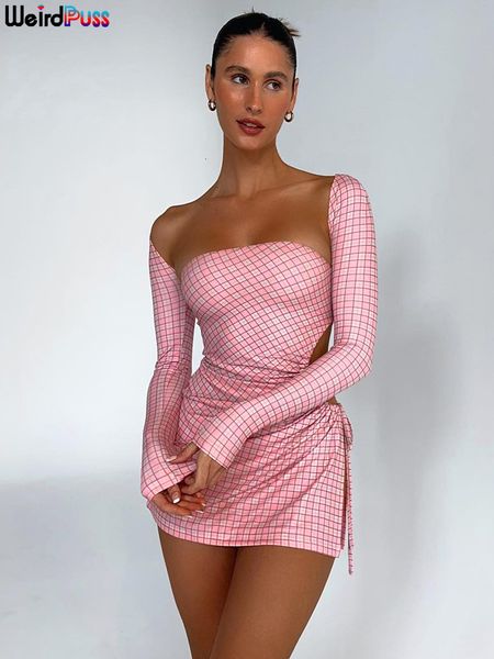 plus size dresses weird puss irregular split women mini dress shirring bandage plaid print 2 pieces set long sleeve hollow party streetwear, Black
plus size dresses weird puss irregular split women mini dress shirring bandage plaid print 2 pieces set long sleeve hollow party streetwear, Black
