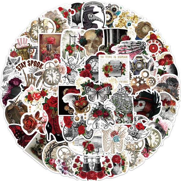50pcs steam wave punk style sticker rose goth graffiti kids toy skateboard car motorcycle bicycle sticker decals wholesale
50pcs steam wave punk style sticker rose goth graffiti kids toy skateboard car motorcycle bicycle sticker decals wholesale
