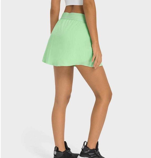 lu-229 tennis skirt quick-drying breathable yoga shorts double-layer anti-glare running fitness sports pants pleated skirts gym clothes, Black
lu-229 tennis skirt quick-drying breathable yoga shorts double-layer anti-glare running fitness sports pants pleated skirts gym clothes, Black