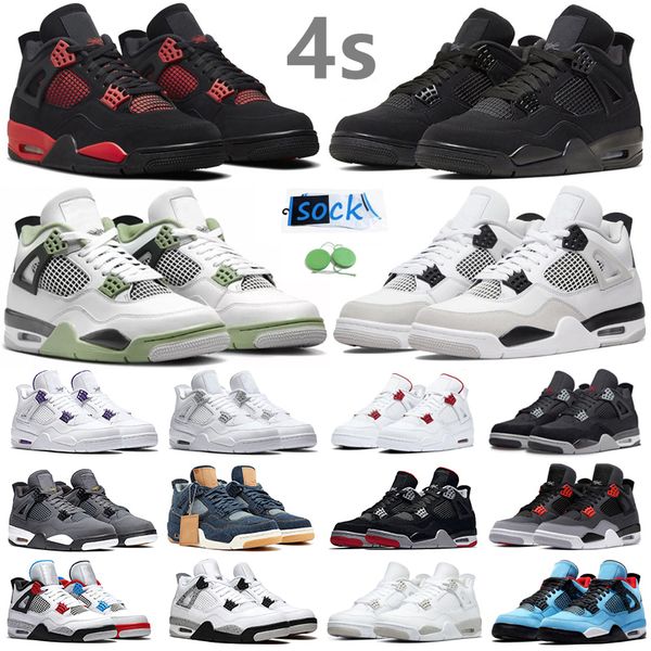 4 4s men women retro basketball shoes seafoam sail military black cat white oreo red thunder unc blue midnight navy bred infrared taupe mens
4 4s men women retro basketball shoes seafoam sail military black cat white oreo red thunder unc blue midnight navy bred infrared taupe mens