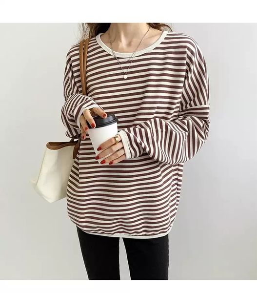 womens hoodies sweatshirts spring and autumn korean version casual lazy style pullover striped sweater womens loose coat 230208, Black
womens hoodies sweatshirts spring and autumn korean version casual lazy style pullover striped sweater womens loose coat 230208, Black