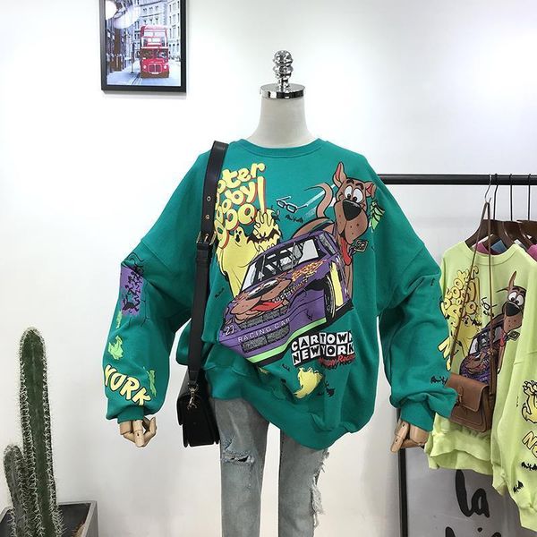 women's hoodies sweatshirts cartoon sweatshirt women couple wear spring longsleeved shirt capless society korean version of ins loose s, Black
women's hoodies sweatshirts cartoon sweatshirt women couple wear spring longsleeved shirt capless society korean version of ins loose s, Black