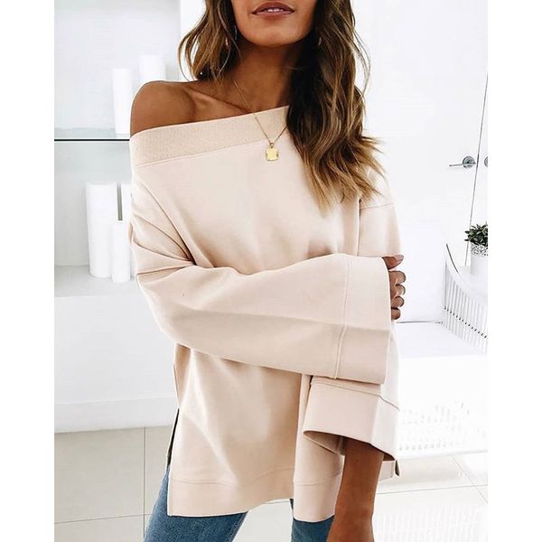 women's hoodies sweatshirts bell sleeve slit casual sweatshirtwomen long streetwear fashion autumn winter pullover 230208, Black
women's hoodies sweatshirts bell sleeve slit casual sweatshirtwomen long streetwear fashion autumn winter pullover 230208, Black