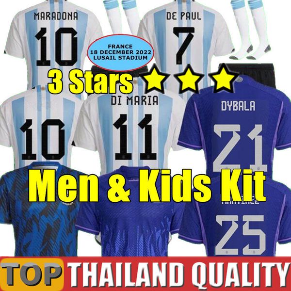 argentina 3 stars soccer jerseys fans player version 2023 dybala martinez maradona de paul football shirt 22 23 men women kids sets uniforms, Black;yellow
argentina 3 stars soccer jerseys fans player version 2023 dybala martinez maradona de paul football shirt 22 23 men women kids sets uniforms, Black;yellow