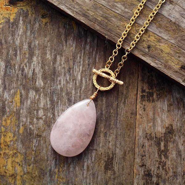pendant necklaces classic rose quartzs teardrop lariat gold plated chain healing stone neckle elegant jewelry wholesale dropshipping y2302, Silver
pendant necklaces classic rose quartzs teardrop lariat gold plated chain healing stone neckle elegant jewelry wholesale dropshipping y2302, Silver