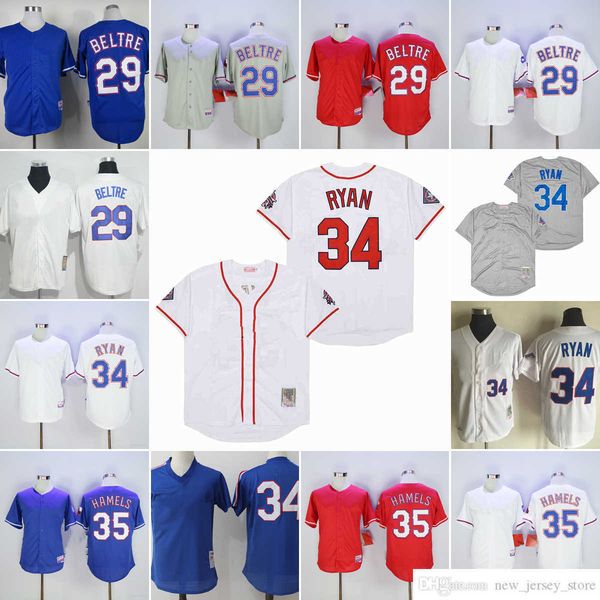 movie mitchell and ness baseball 29 adrian beltre jerseys vintage stitched 34 nolan ryan 35 cole hamels cream gray white blue red blank pull, Black
movie mitchell and ness baseball 29 adrian beltre jerseys vintage stitched 34 nolan ryan 35 cole hamels cream gray white blue red blank pull, Black
