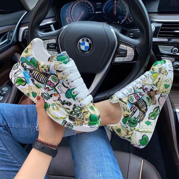 dress shoes thick soled increased women s sport hand painted graffiti white outdoor casual 230208, Black
dress shoes thick soled increased women s sport hand painted graffiti white outdoor casual 230208, Black