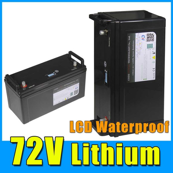 Image of 72V 3000W 4000W 5000W Electric motorcycle Scooter Lithium ion Battery