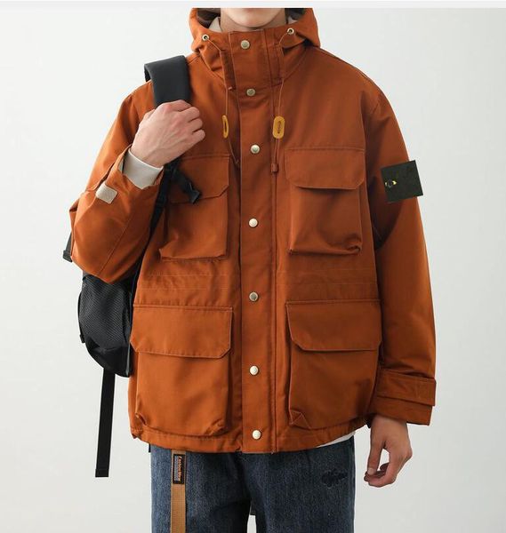 2023 plus size coat designer pocket stone jacket island jacket long sleeve zipper badge multi pocket trench embroidery men brand work jacket, Black;brown
2023 plus size coat designer pocket stone jacket island jacket long sleeve zipper badge multi pocket trench embroidery men brand work jacket, Black;brown
