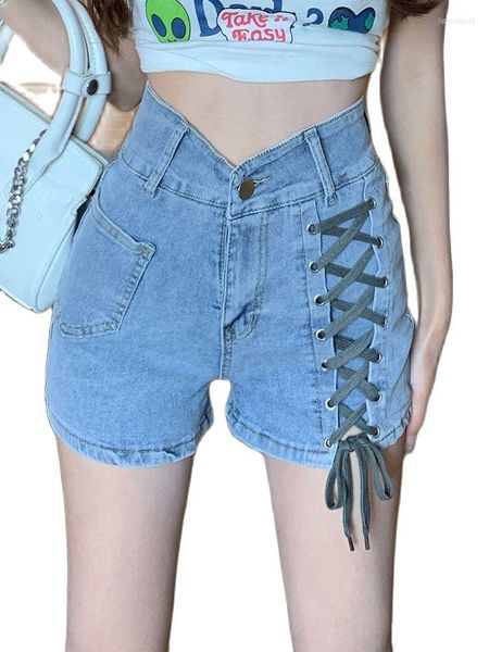 women's jeans casual denim pants with straps high waist and thin wide leg shorts korean fashion clothing, Blue
women's jeans casual denim pants with straps high waist and thin wide leg shorts korean fashion clothing, Blue