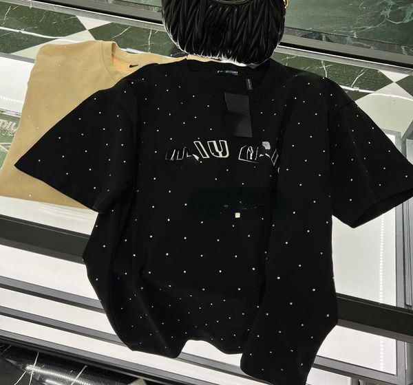 23 early spring new niche design fashion brand letter print full diamond t simple fashionable, White
23 early spring new niche design fashion brand letter print full diamond t simple fashionable, White