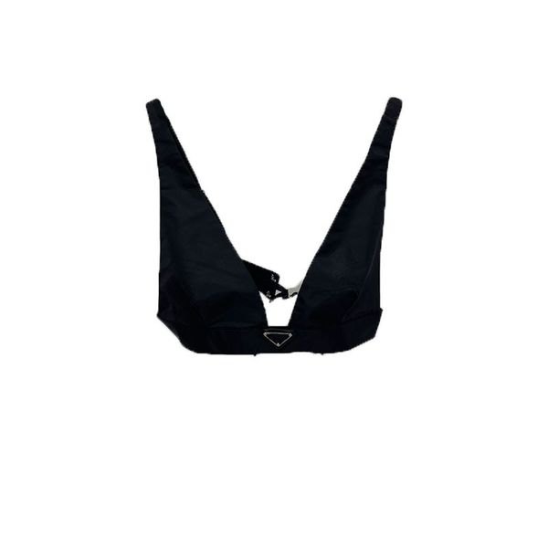womens tanks & cap designer triangle badge summer recycled nylon bra style retro ins slim and versatile top, White
womens tanks & cap designer triangle badge summer recycled nylon bra style retro ins slim and versatile top, White