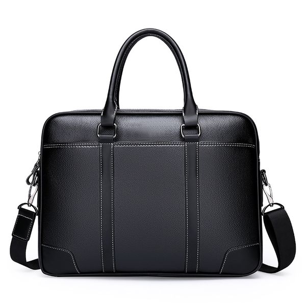 men's portable briefcase fashion laphandbag casual shoulder messenger computer bag leather large capacity official bag
men's portable briefcase fashion laphandbag casual shoulder messenger computer bag leather large capacity official bag