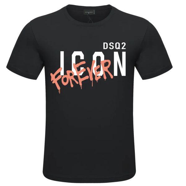dsq2 t-shirt mens cotton twill fabric summer new style fashion casual print stamping men's short sleeved fashion brand versatile, White;black
dsq2 t-shirt mens cotton twill fabric summer new style fashion casual print stamping men's short sleeved fashion brand versatile, White;black