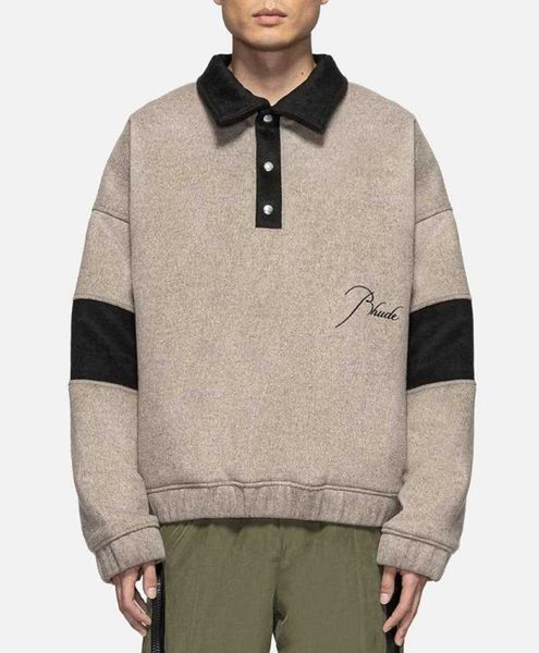 men's hoodies sweatshirts 23ss woolen cloth embroidered vintage patchwork lapel pullover hoodies men women eu size fashion autumn winte, Black
men's hoodies sweatshirts 23ss woolen cloth embroidered vintage patchwork lapel pullover hoodies men women eu size fashion autumn winte, Black