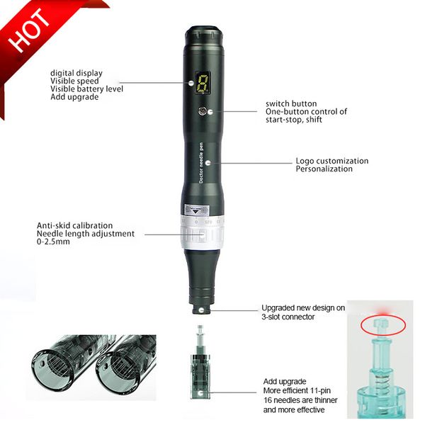 new product rechargeable battery cordless micro needling derma pen needle for skin care
new product rechargeable battery cordless micro needling derma pen needle for skin care
