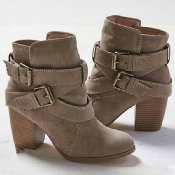 boots europe style vintage women high heels ankle buckle rubber casual ladies shoes female chelsea 230208, Black
boots europe style vintage women high heels ankle buckle rubber casual ladies shoes female chelsea 230208, Black