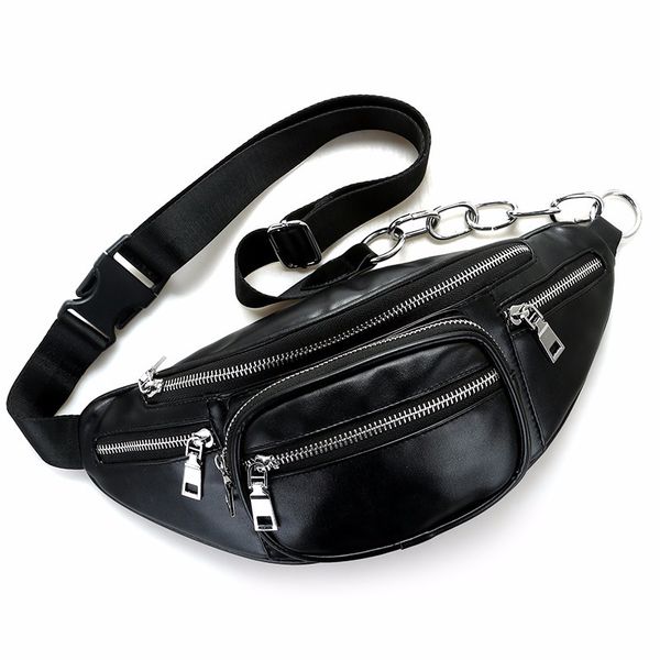 new style pu leather bumbag cross body shoulder bag waist bags temperament bumbag cross fanny pack bum waist bags glitter2009