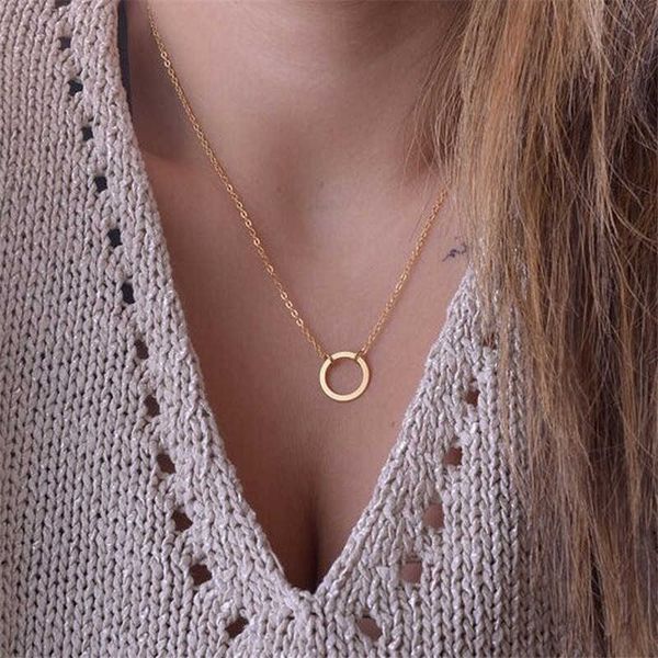 s fashion women golden silver color round pendant necklace trendy geometric jewelry wholesale 0206
s fashion women golden silver color round pendant necklace trendy geometric jewelry wholesale 0206