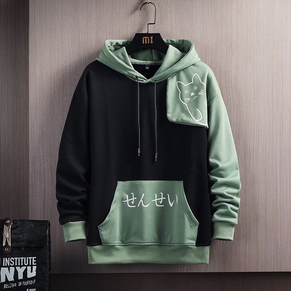 men's hoodies sweatshirts wetailor harajuku sweatshirt graphic graffiti kanji hip hop streetwear cotton autumn patchwork pullover 23020, Black
men's hoodies sweatshirts wetailor harajuku sweatshirt graphic graffiti kanji hip hop streetwear cotton autumn patchwork pullover 23020, Black