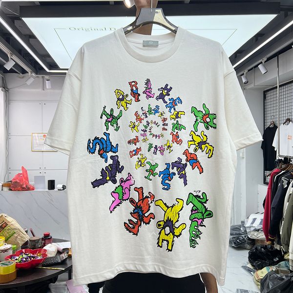 tees spring summer thick fabric t shirt men women quality dance bear short sleeve top, Black;brown
tees spring summer thick fabric t shirt men women quality dance bear short sleeve top, Black;brown