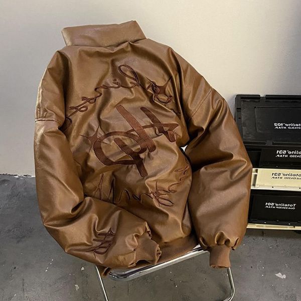 women s jackets leather jacket letter embroidered cotton women s trendy ins winter warm plus velvet thickened leather s 230208, Black;brown
women s jackets leather jacket letter embroidered cotton women s trendy ins winter warm plus velvet thickened leather s 230208, Black;brown