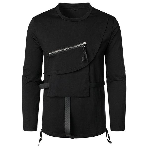 men's hoodies sweatshirts autumn functional trend men's casual longsleeved tshirt dark round neck solid color m2xl 230208, Black
men's hoodies sweatshirts autumn functional trend men's casual longsleeved tshirt dark round neck solid color m2xl 230208, Black