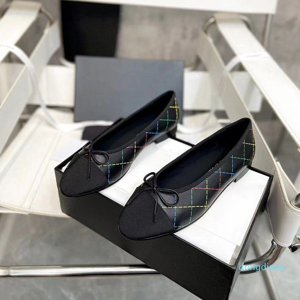 woman shoes designers ballet flat shoes classic leather tweed cloth two-color sewing bow round fashion casual women's shoes multiple co, Black
woman shoes designers ballet flat shoes classic leather tweed cloth two-color sewing bow round fashion casual women's shoes multiple co, Black