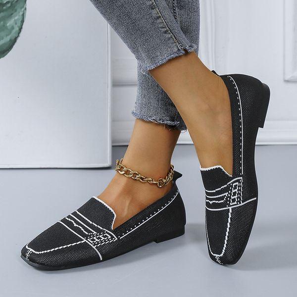 dress shoes women flat pump spring ladies flying woven shallow slipon single casual lazy peas zapatos de mujer 230208, Black
dress shoes women flat pump spring ladies flying woven shallow slipon single casual lazy peas zapatos de mujer 230208, Black