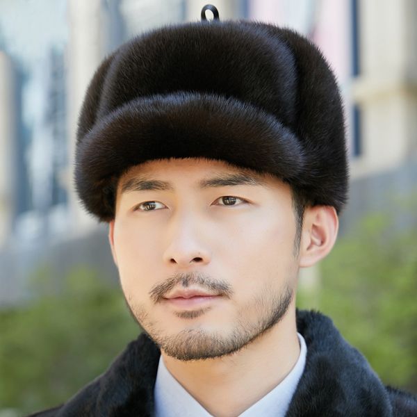 men's real mink fur hat whole full fur hat headgear peaked caphat warm ski cap, Blue;gray
men's real mink fur hat whole full fur hat headgear peaked caphat warm ski cap, Blue;gray