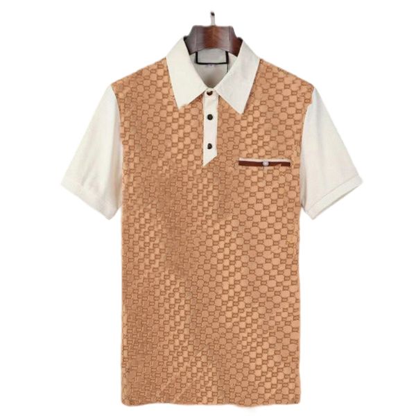 men's polos men tees polo shirt man brand clothing cotton short sleeve business casual stripe tee designer short-sleeved lapel, White;black
men's polos men tees polo shirt man brand clothing cotton short sleeve business casual stripe tee designer short-sleeved lapel, White;black