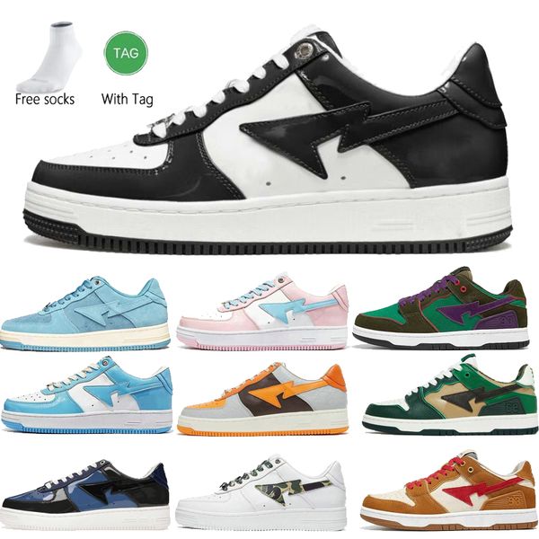 2023 bapestas baped designer casual shoes baskaetball platform sneakers bapesta sk8 sta patent leather green black white plate-forme for men
2023 bapestas baped designer casual shoes baskaetball platform sneakers bapesta sk8 sta patent leather green black white plate-forme for men