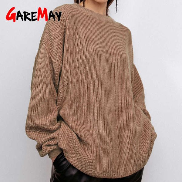 women's sweaters knitted autumn winter elegant jumper oversized pullover o neck casual beige knit vintage brown long 230118, White;black
women's sweaters knitted autumn winter elegant jumper oversized pullover o neck casual beige knit vintage brown long 230118, White;black