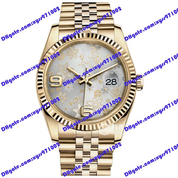 highquality watch 2813 automatic mechanical watch 116238 36mm silver flower dial luxurious men's watch stainless steel strap sapphire g, Slivery;brown
highquality watch 2813 automatic mechanical watch 116238 36mm silver flower dial luxurious men's watch stainless steel strap sapphire g, Slivery;brown