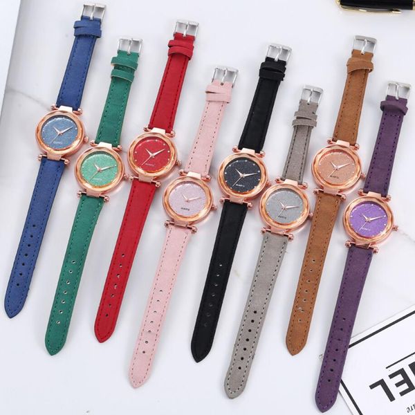 women's sky watch luxury female quartz wristwatch frosted pu leather dial casual fashion bracelet ladies girls clock gift, Slivery;golden
women's sky watch luxury female quartz wristwatch frosted pu leather dial casual fashion bracelet ladies girls clock gift, Slivery;golden