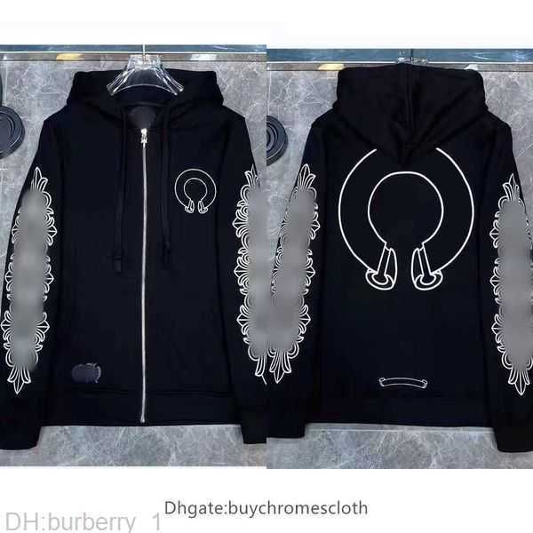 womens luxury chromes fashion designer hoodies ch classic zipper hooded sweater cross flower pullover sanskrit pattern casual heart coat 3ou, Black
womens luxury chromes fashion designer hoodies ch classic zipper hooded sweater cross flower pullover sanskrit pattern casual heart coat 3ou, Black