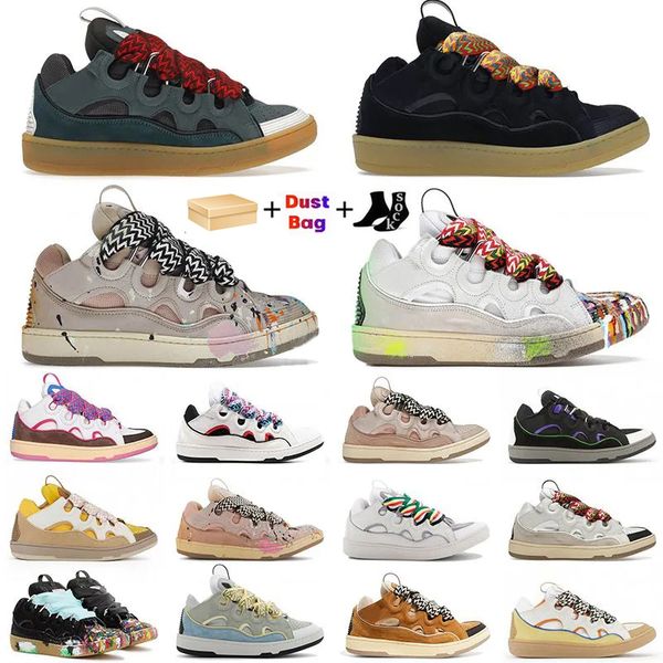 mesh designer shoes boot men women laceup extraordinary sneaker embossed leather curb sneakers calfskin rubber nappa platformsole shoe lanvi, Black
mesh designer shoes boot men women laceup extraordinary sneaker embossed leather curb sneakers calfskin rubber nappa platformsole shoe lanvi, Black