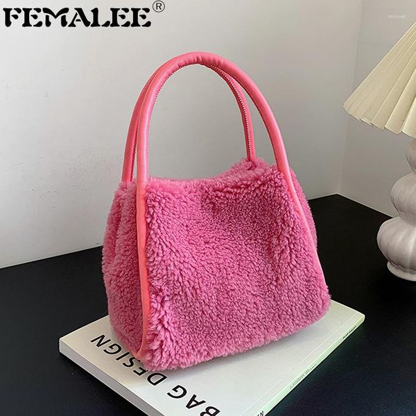 shoulder bags faux fur crossbody bag for women winter plush purses handbags female phone girls wallet fashion lambwool bucket
shoulder bags faux fur crossbody bag for women winter plush purses handbags female phone girls wallet fashion lambwool bucket