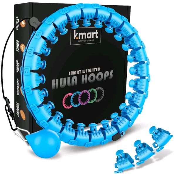 Weighted Exercise Hoop for Adults weight Loss Infinity Fitness Hoop 27 Detachable Links - Blue
Weighted Exercise Hoop for Adults weight Loss Infinity Fitness Hoop 27 Detachable Links - Blue