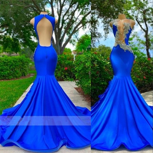 2023 mermaid prom dresses royal blue arabic jewel neck illusion lace appliques crystal beads sleeveless evening formal party gowns sweep tra, Black
2023 mermaid prom dresses royal blue arabic jewel neck illusion lace appliques crystal beads sleeveless evening formal party gowns sweep tra, Black