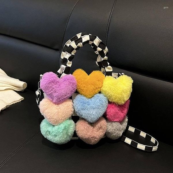 shoulder bags fashion autumn winter love soft color heart plush handbag lady large capacity messenger bag purse women handbags
shoulder bags fashion autumn winter love soft color heart plush handbag lady large capacity messenger bag purse women handbags