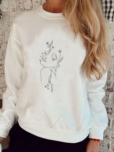 women's hoodies sweatshirts flower face lovely trend cute fashion clothing casual women autumn spring clothes print pullovers oneck gra, Black
women's hoodies sweatshirts flower face lovely trend cute fashion clothing casual women autumn spring clothes print pullovers oneck gra, Black