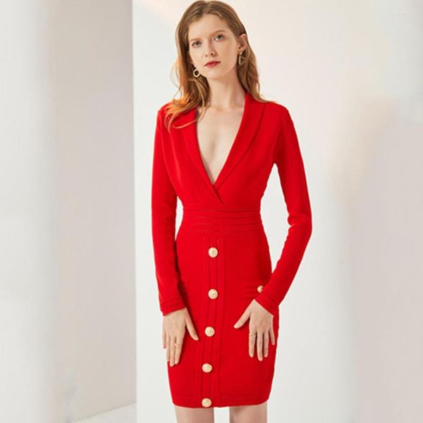 casual dresses winter v neck mesh button long sleeve black red women bodycon mini bandage dress designer evening party vestido, Black;gray
casual dresses winter v neck mesh button long sleeve black red women bodycon mini bandage dress designer evening party vestido, Black;gray